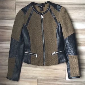 Green and black jacket